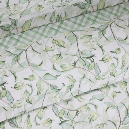 Κουβερλί Υπέρδιπλο Das Home 3173 Green- White 220x240