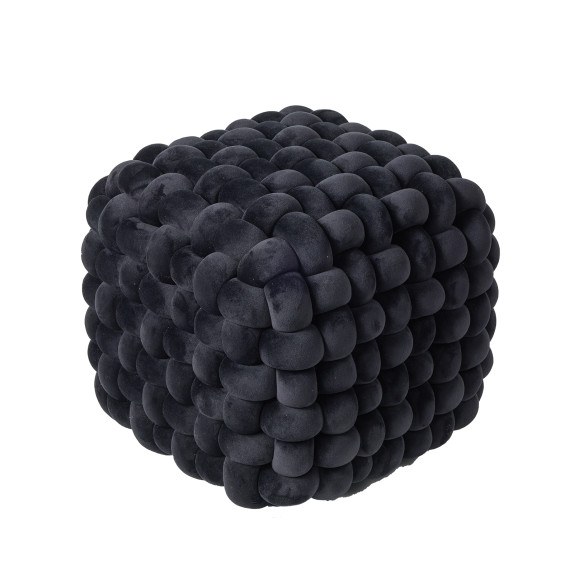 Πουφ Das Home 2271 Black 43x43x40