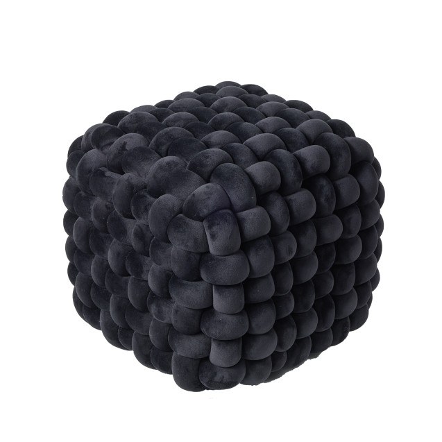 Πουφ Das Home 2271 Black 43x43x40