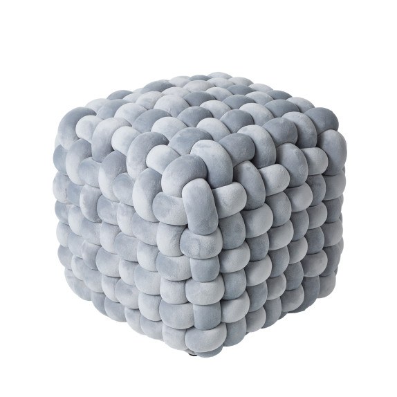 Πουφ Das Home 2272 Grey 43x43x40