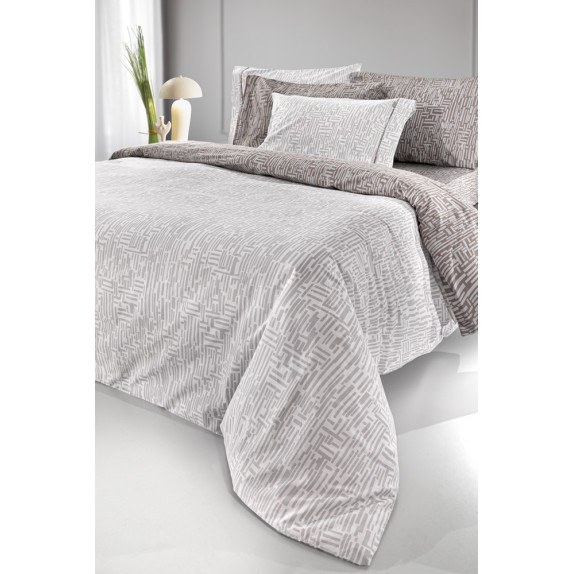 Σετ Σεντόνια Υπέρδιπλα 4 Τεμαχίων Guy Laroche Cuba Grey...