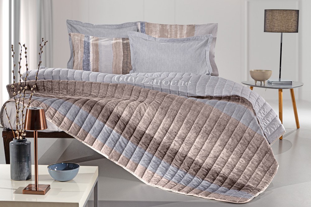 Κουβερλί Υπέρδιπλο Guy Laroche Santiago Stone 220x240