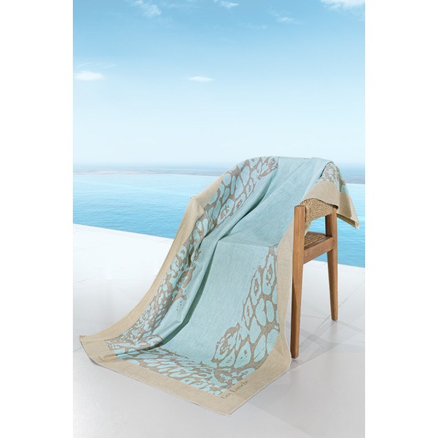 Πετσέτα Θαλάσσης Guy Laroche Velour Printed...