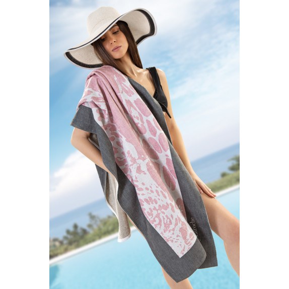 Πετσέτα Θαλάσσης Guy Laroche Velour Printed 2503/03 100x175