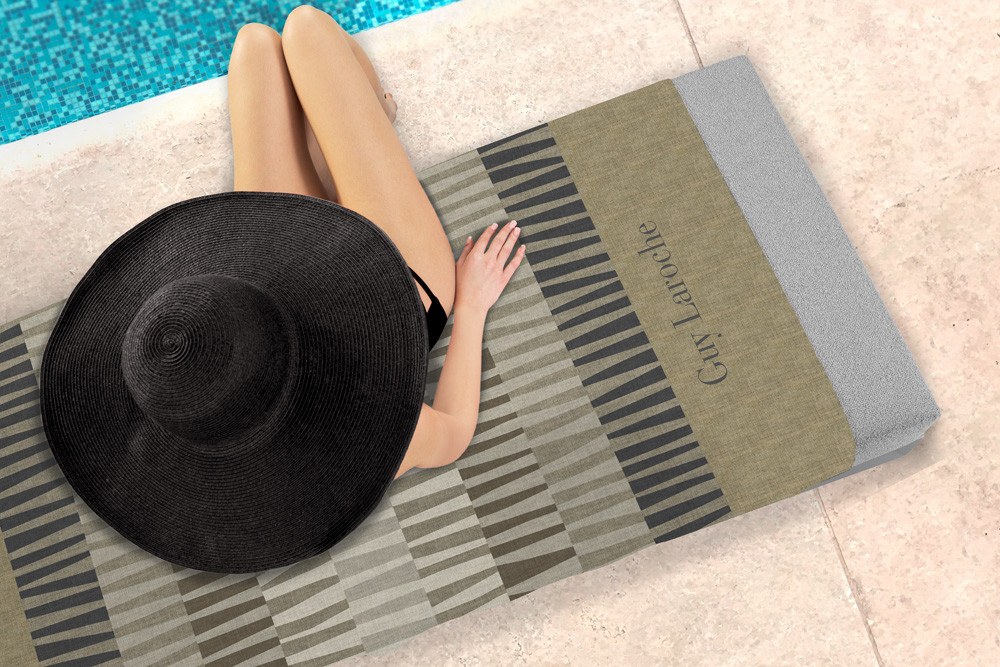 Πετσέτα Θαλάσσης Guy Laroche Velour Printed 2504/04 100x175