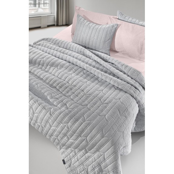 Σετ Κουβερλί King Size 2 Τεμαχίων Guy Laroche Aurora Grey...