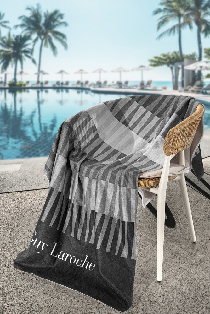 Πετσέτα Θαλάσσης Guy Laroche Velour Printed 2504/05 100x175