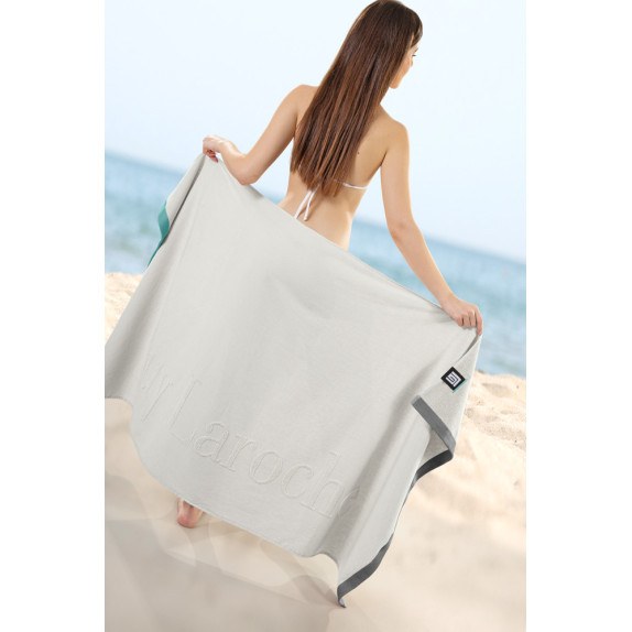 Πετσέτα Θαλάσσης Guy Laroche Double Smoke 90x180