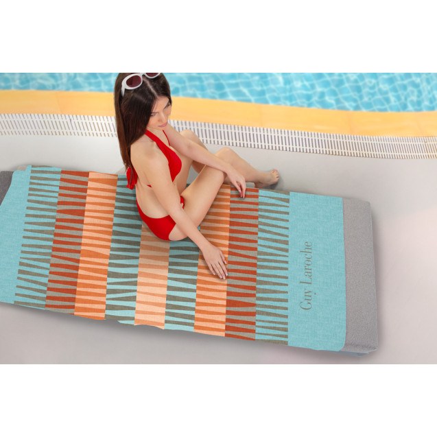 Πετσέτα Θαλάσσης Guy Laroche Velour Printed...