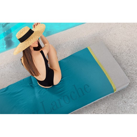 Πετσέτα Θαλάσσης Guy Laroche Double Petrol 90x180