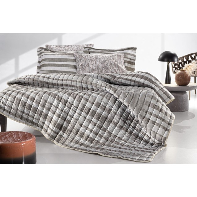 Κουβερλί Υπέρδιπλο Guy Laroche Cuba Grey 220x240