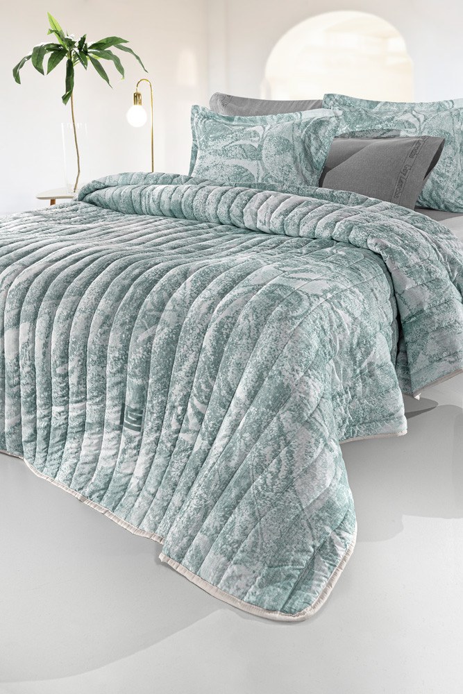 Κουβερλί, Παπλωματοθήκες Anesis Home - ΣΗΜΑΝΤΙΚΟ: Σε περίπτωση διαφοράς τιμής από το κατάστημα ισχύει παντα και μόνο η τιμή του καταστήματος Κουβερλί Υπέρδιπλο Guy Laroche Drama Mint 220x240