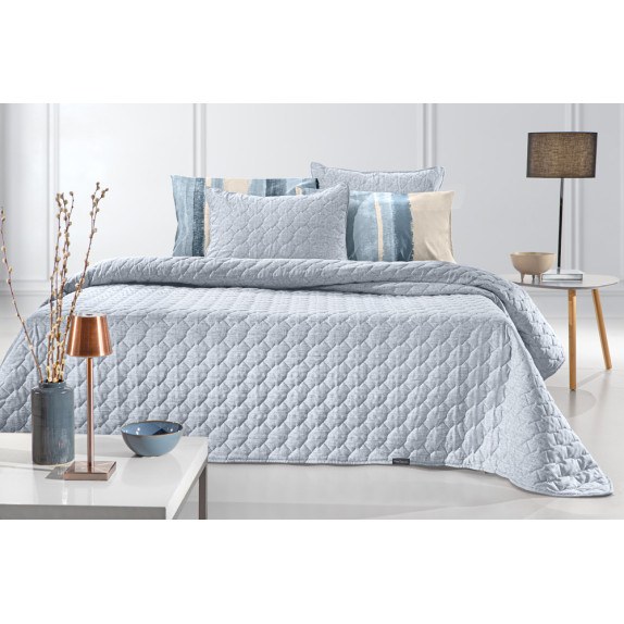 Σετ Κουβερλί King Size 2 Τεμαχίων Guy Laroche Kiara Blue...