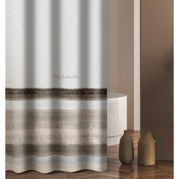 Κουρτίνα Μπάνιου Guy Laroche Santiago Stone 240x185