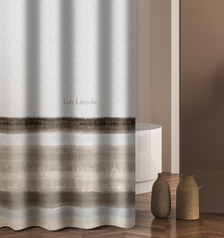 Κουρτίνα Μπάνιου Guy Laroche Santiago Stone 240x185