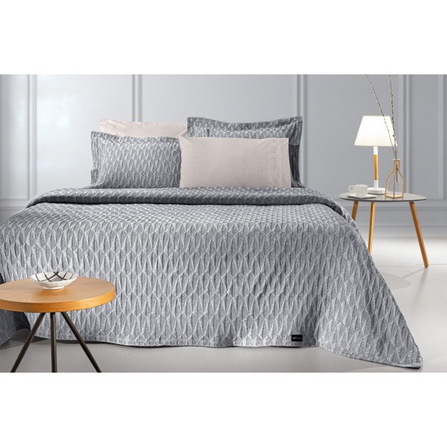 Κουβέρτα Guy Laroche Medici Anthracite 245x260