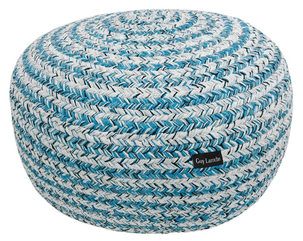 Guy Laroche Πουφ Guy Laroche Tonical Blue Ottoman 50x50x25