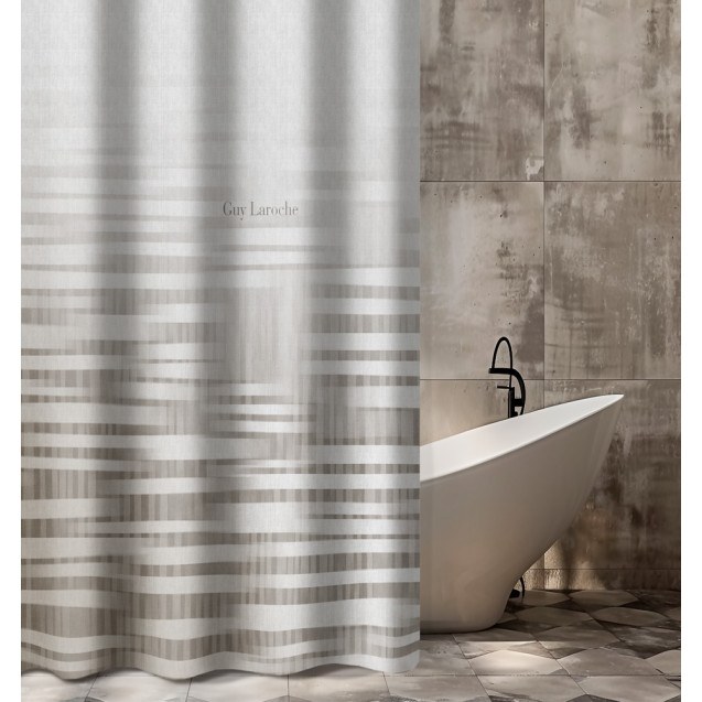 Κουρτίνα Μπάνιου Guy Laroche Cuba Grey 240x185