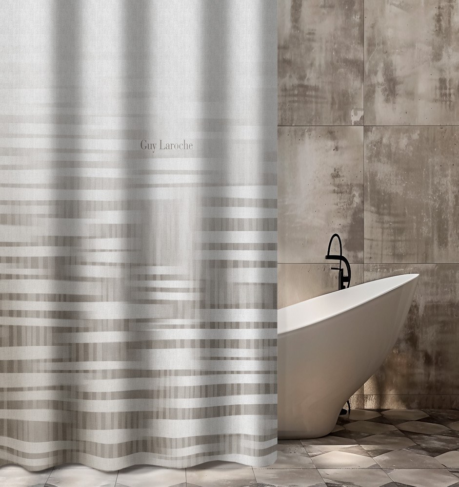 Κουρτίνα Μπάνιου Guy Laroche Cuba Grey 240x185