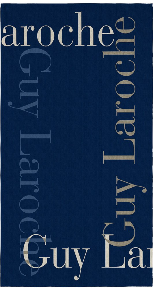 Πετσέτα Θαλάσσης Guy Laroche Velour Printed 2501/05 100x175
