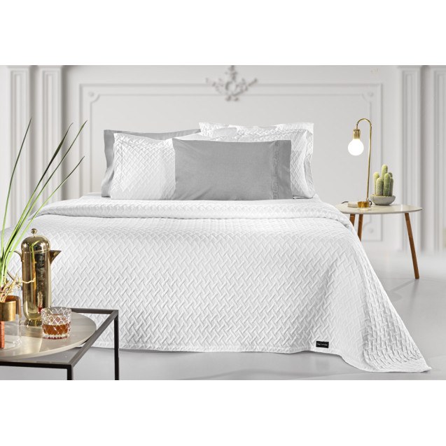 Κουβέρτα Guy Laroche Bello White 245x260