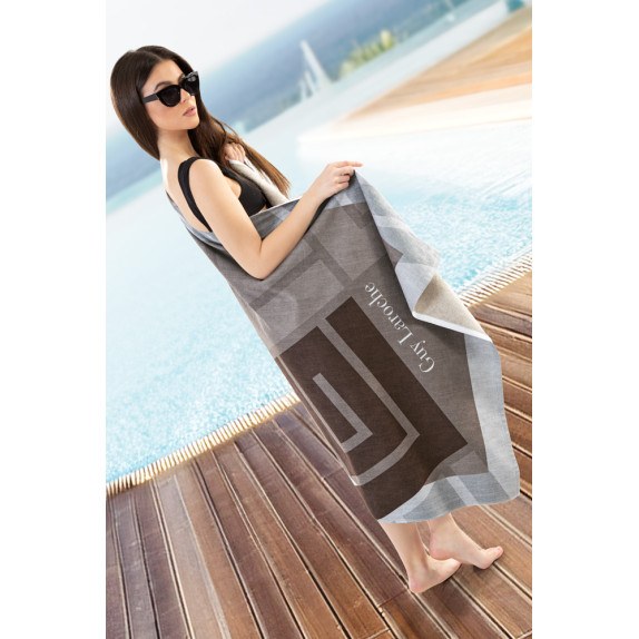 Πετσέτα Θαλάσσης Guy Laroche Velour Printed 2502/03 100x175