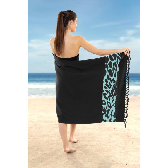 Πετσέτα Θαλάσσης - Παρεό Guy Laroche Pestemal 24 Black...