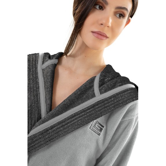 Μπουρνούζι Guy Laroche Monogram Smoke XXLarge