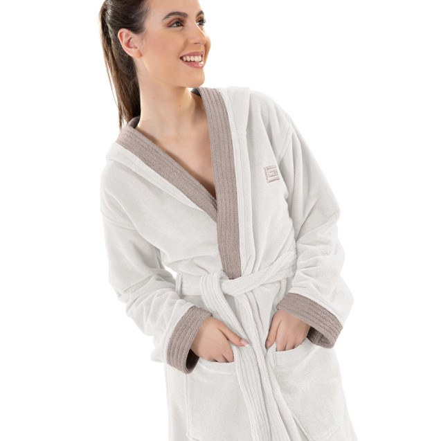 Μπουρνούζι Guy Laroche Monogram Perla XXLarge