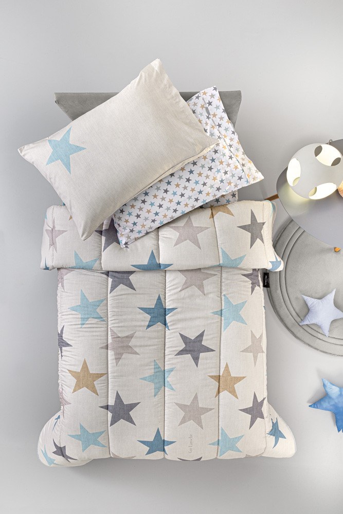 Κουβερλί, Παπλωματοθήκες Anesis Home - ΣΗΜΑΝΤΙΚΟ: Σε περίπτωση διαφοράς τιμής από το κατάστημα ισχύει παντα και μόνο η τιμή του καταστήματος Παιδικό Κουβερλί Μονό Guy Laroche Cosmos Natural Suede