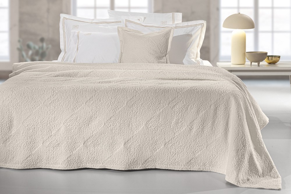 Κουβέρτα Guy Laroche Portobello Ecru 260x250