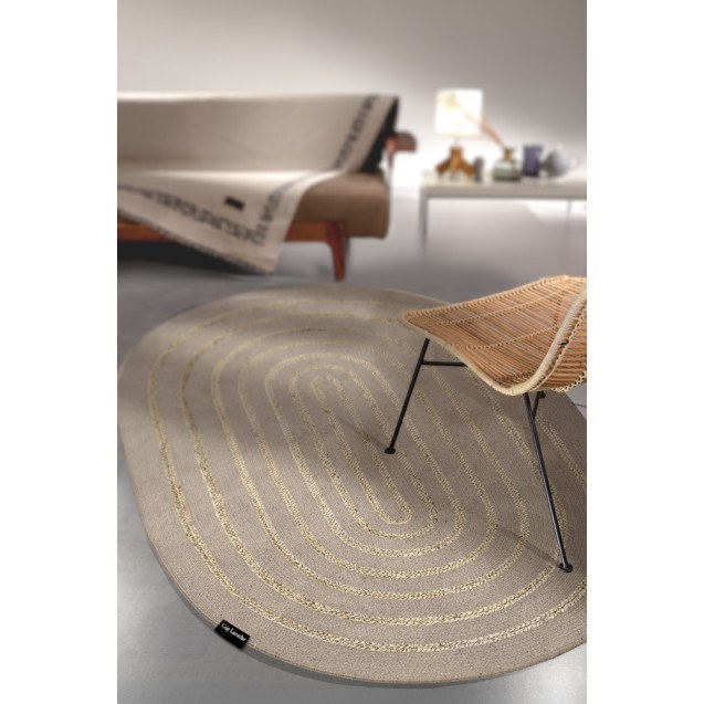 Χαλί Guy Laroche Maya Taupe 140X210 Oval