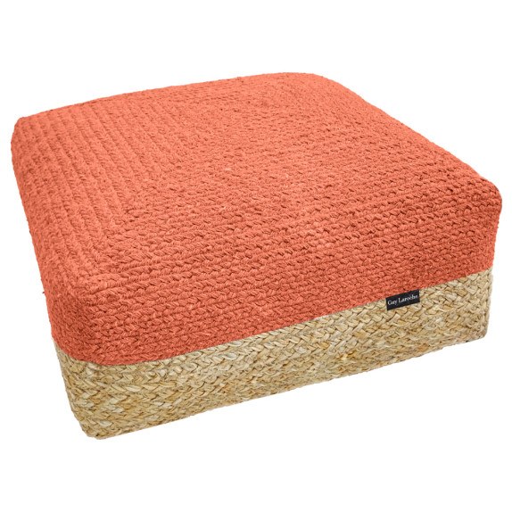 Πουφ Guy Laroche Maya Terra Boho 50x50x25