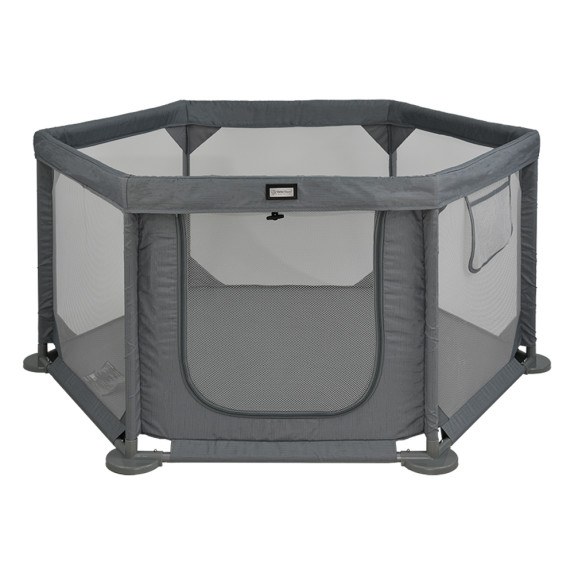 Παρκοκρέβατο Bebe Stars Πολύγωνο Cool Grey 889-186