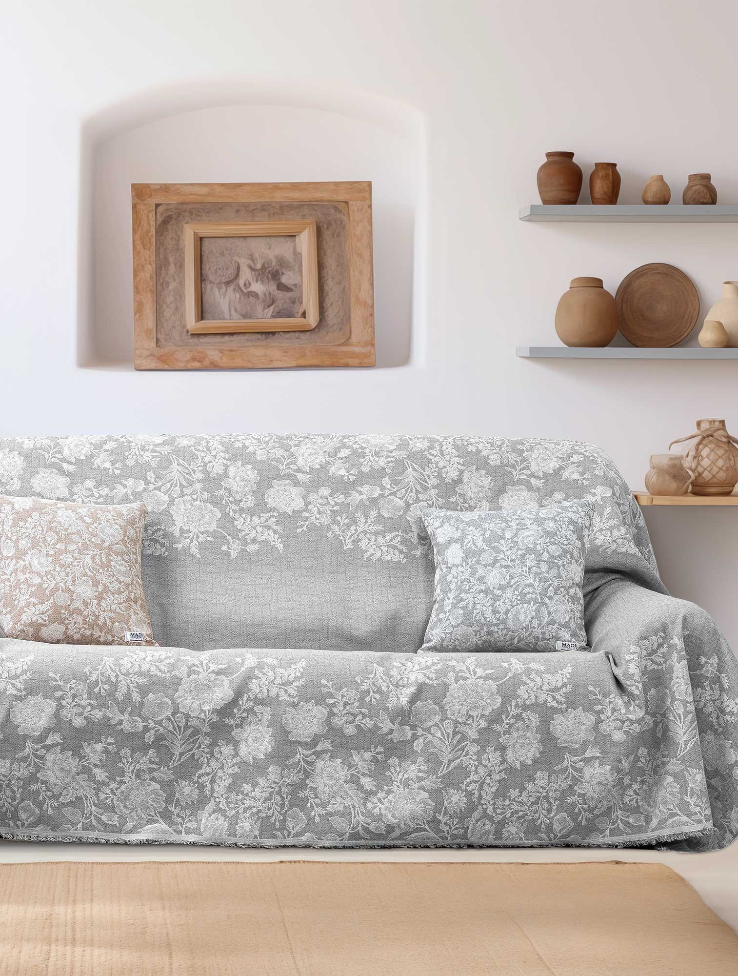 Ριχτάρι Διθέσιου Madi Warmora Grey 170x250