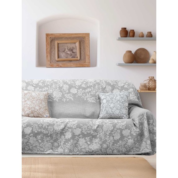 Ριχτάρι Τριθέσιου Madi Warmora Grey 170x300