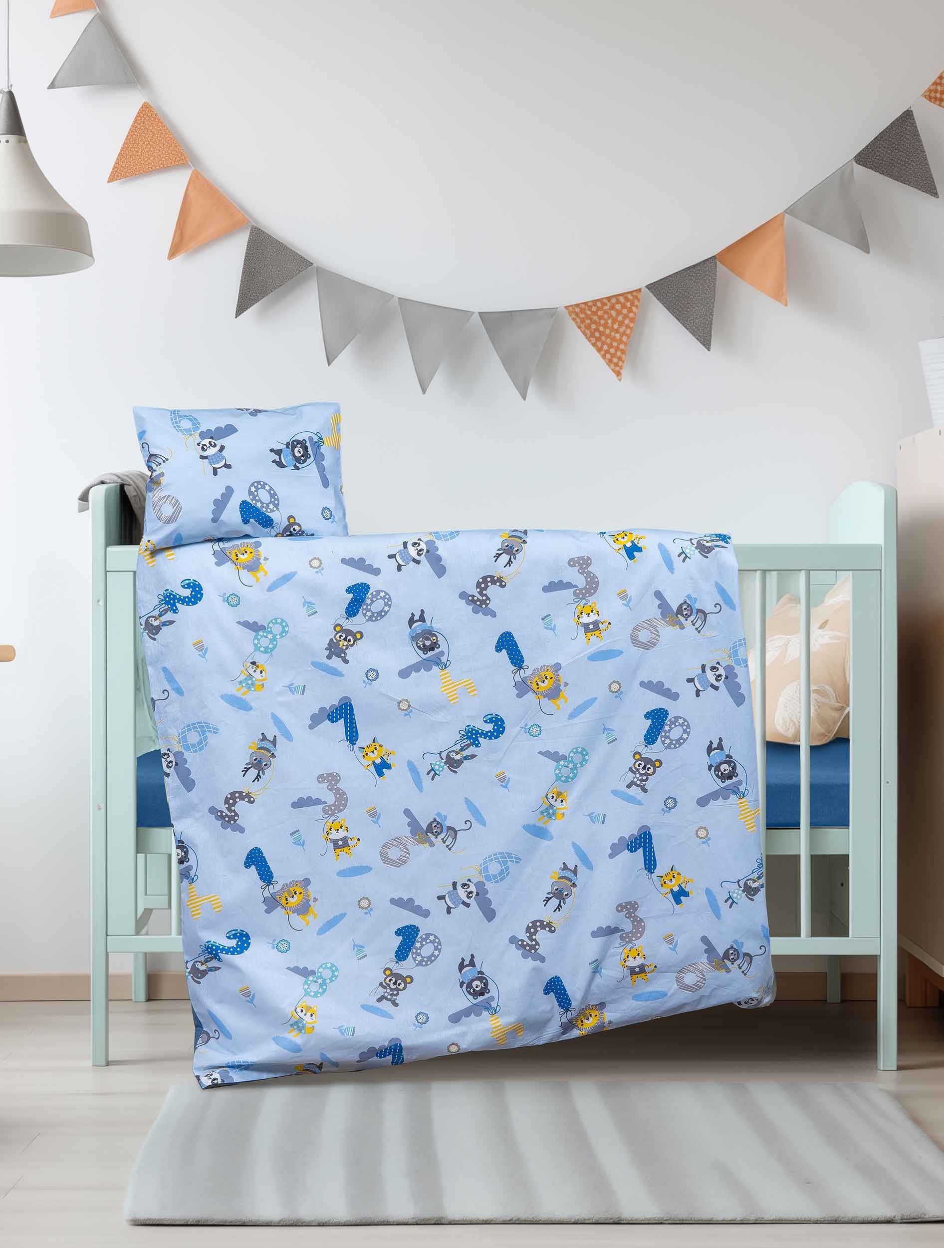 Σετ Σεντόνια Κούνιας 3 Τεμαχίων Madi Bunnynest 120x170