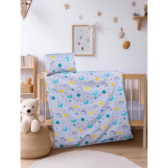 Σετ Σεντόνια Κούνιας 3 Τεμαχίων Madi Greysky 120x170