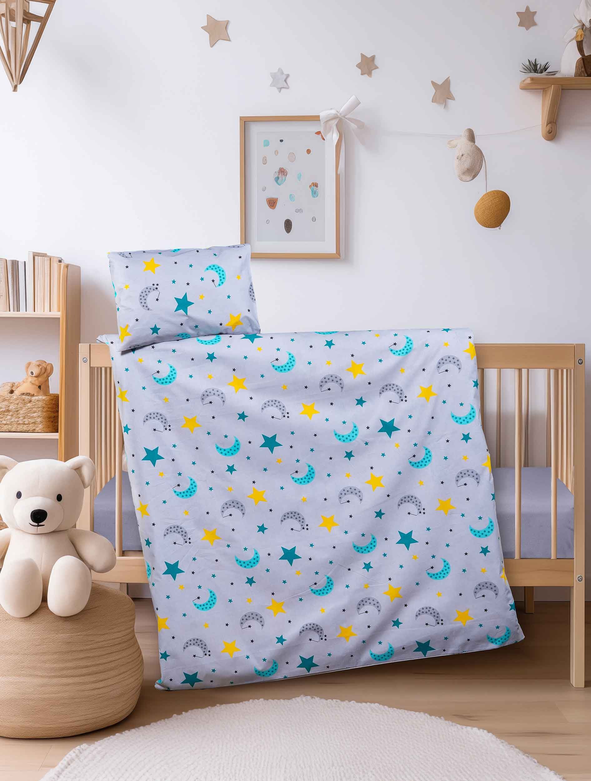 Σετ Σεντόνια Κούνιας 3 Τεμαχίων Madi Greysky 120x170