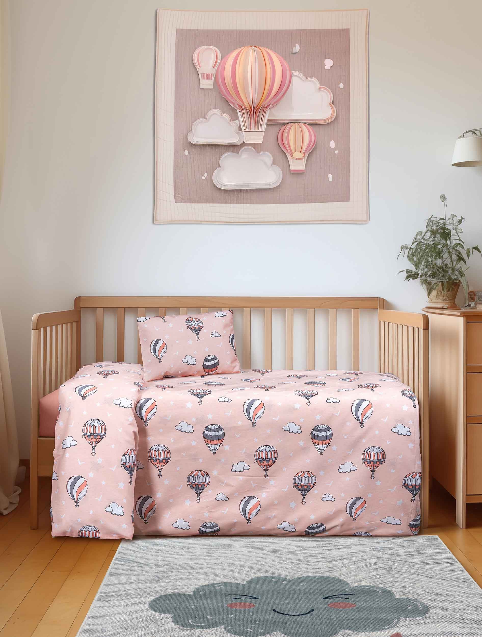 Σετ Σεντόνια Κούνιας 3 Τεμαχίων Madi Airrise 120x170