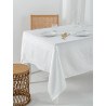 Τραπεζομάντηλο Αλέκιαστο Palamaiki Lita White 175x260