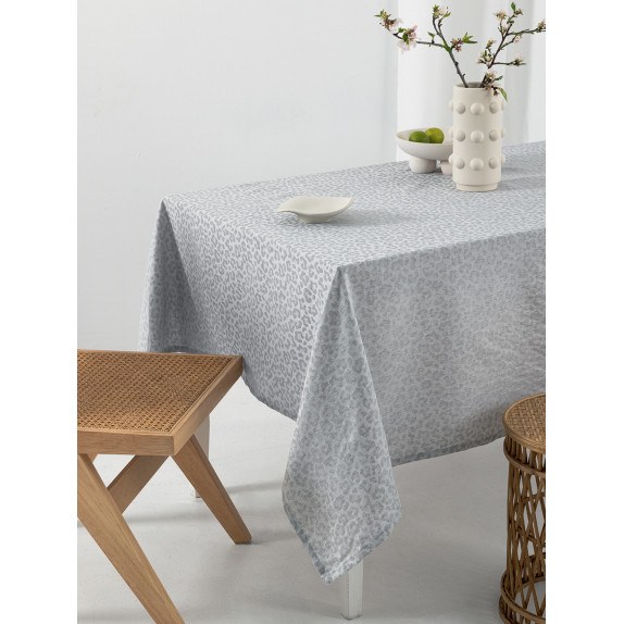 Τραπεζομάντηλο Αλέκιαστο Palamaiki Lita Grey 175x260