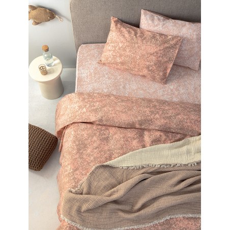 Σετ Σεντόνια Μονά με Λάστιχο 3 Τεμαχίων Palamaiki Fl6268 110x200+30