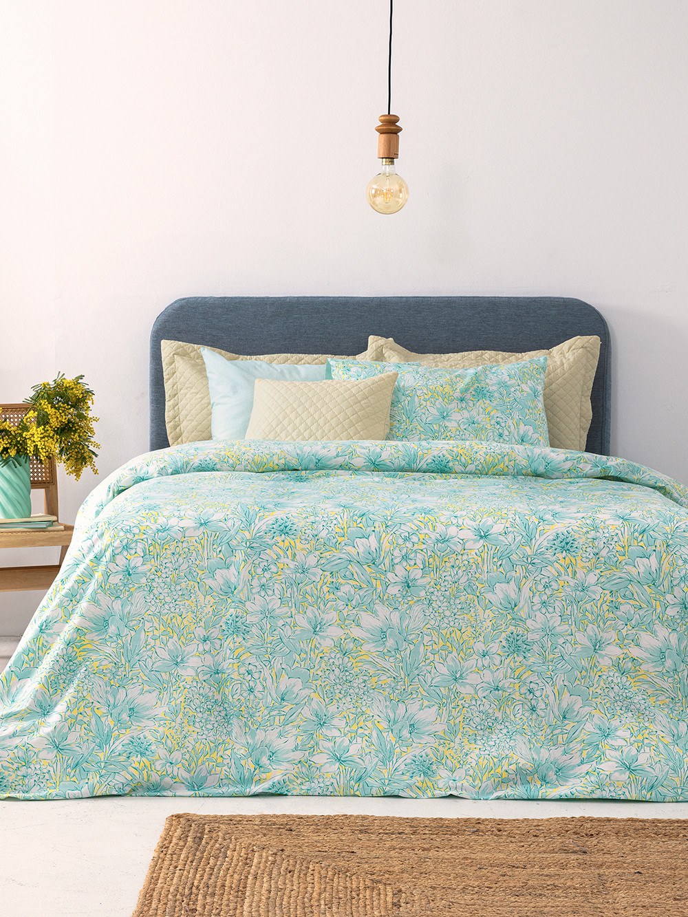 Σετ Σεντόνια Μονά με Λάστιχο 3 Τεμαχίων Palamaiki Fl6275 110x200+30