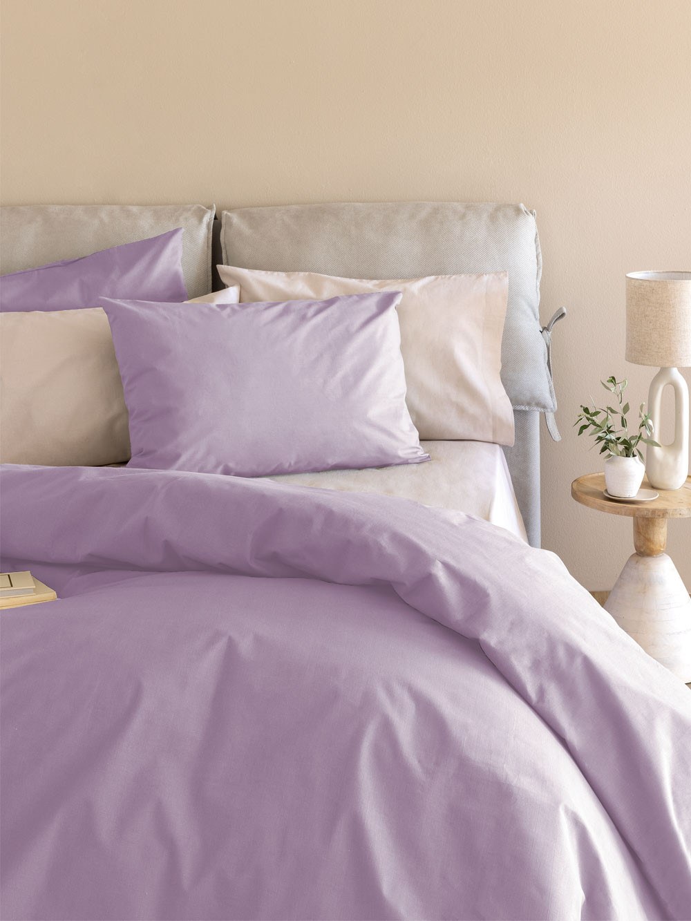 Σετ Σεντόνια Μονά με Λάστιχο 3 Τεμαχίων Palamaiki Etoile/2 Lilac 110x200+32