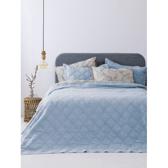 Σετ Κουβερλί Μονό Palamaiki Ifigeneia Denim 160x240