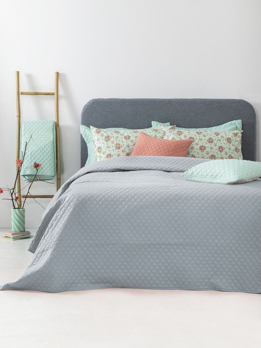 Σετ Κουβερλί Υπέρδιπλο Palamaiki Jenn/2 Grey 220x240