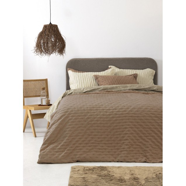 Κουβερλί Υπέρδιπλο Palamaiki Tot Moka 220x240