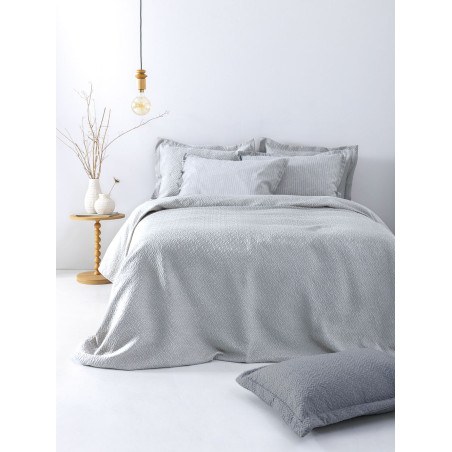 Κουβέρτα Μονή Palamaiki Zoe Silver 170x260