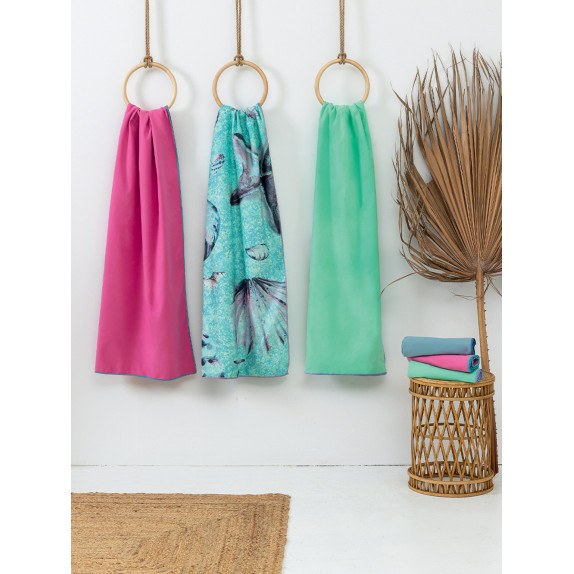 Πετσετα Γυμναστηριου Palamaiki Active (3) Pink 90x160